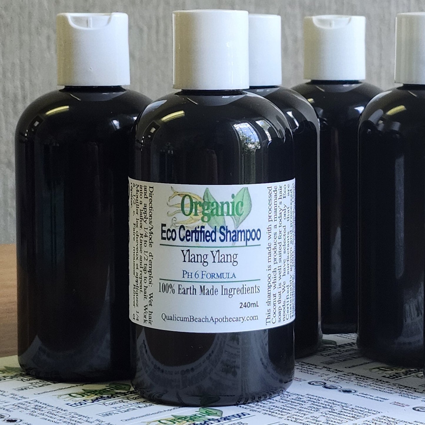 Shampoo-Ylang Ylang, Eco-Certified 240ml