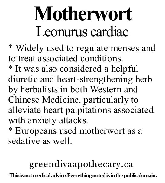 Organic Farmacopia: Motherwort
