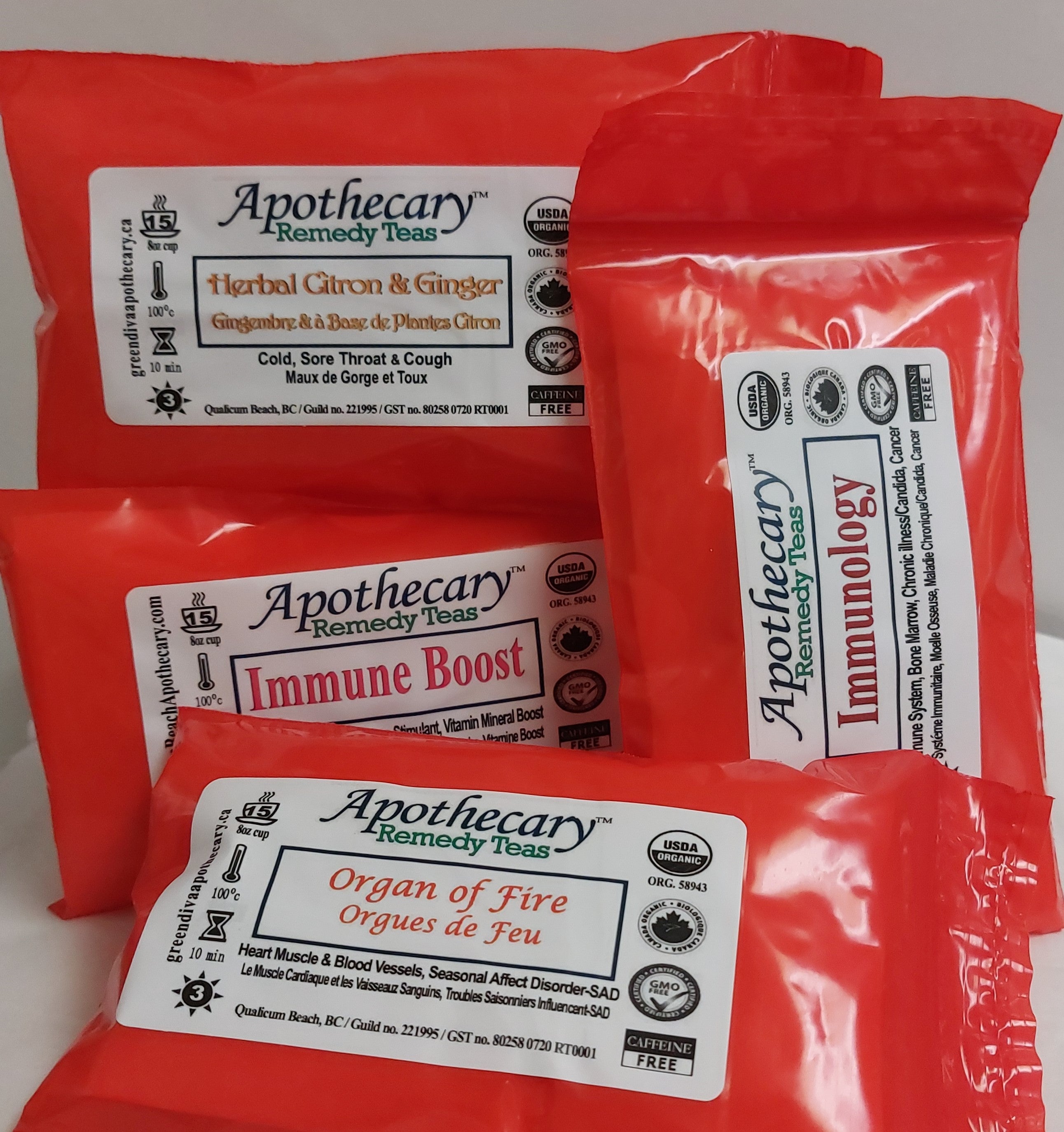 JUST MADE: Cold Weather Teas (15 tea bags/pack) – Qualicum Beach Apothecary