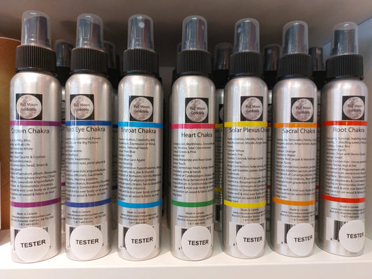 Organic Cosmetics/ Chakra Body or Room Sprays: 120ml