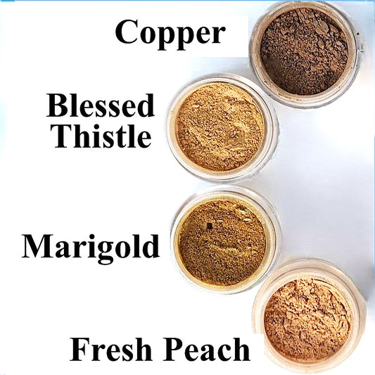Organic Cosmetics/Perfumes - Mineral Eye Shadow - Peaches (powder) 2g