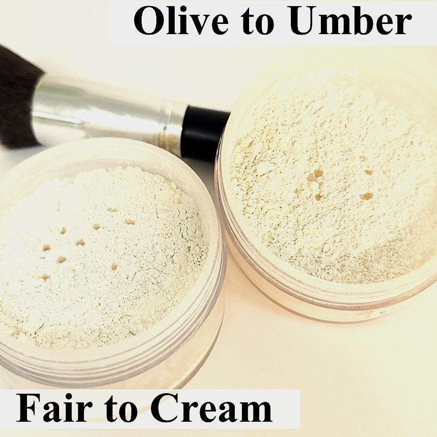 Organic Cosmetics/Perfumes-Vanishing Powder (2 tones) 10g