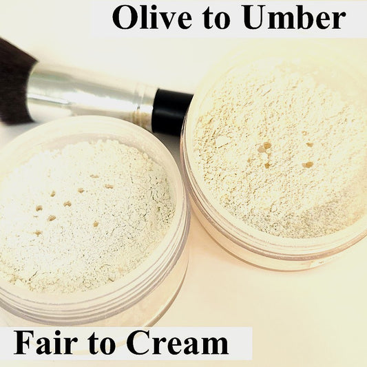 Organic Cosmetics/Perfumes-Vanishing Powder (2 tones) 10g