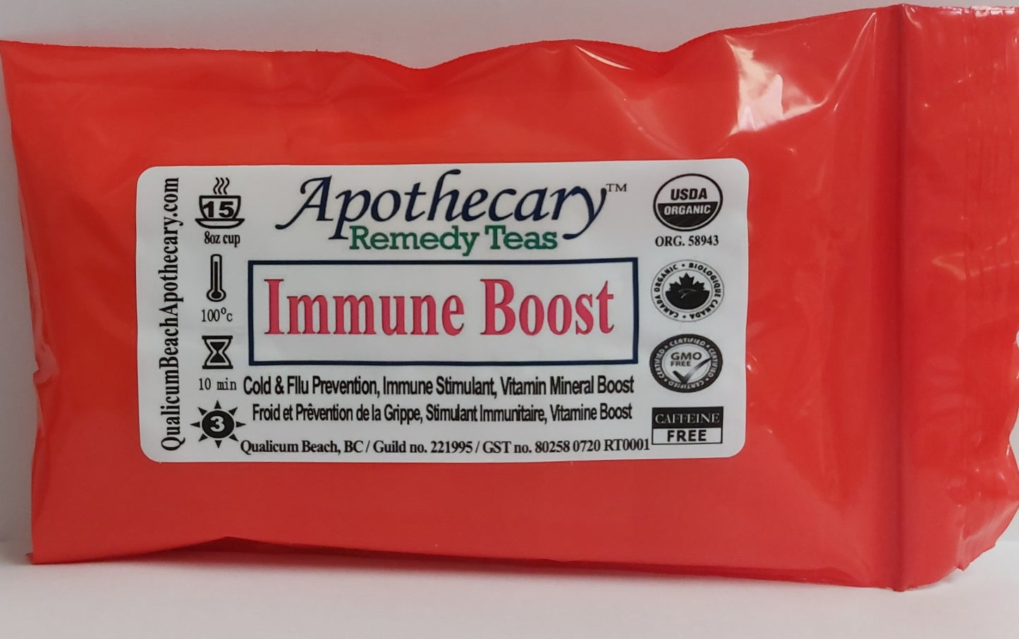 Organic Remedy Tea-Immune Boost  (15 Tea Bags)