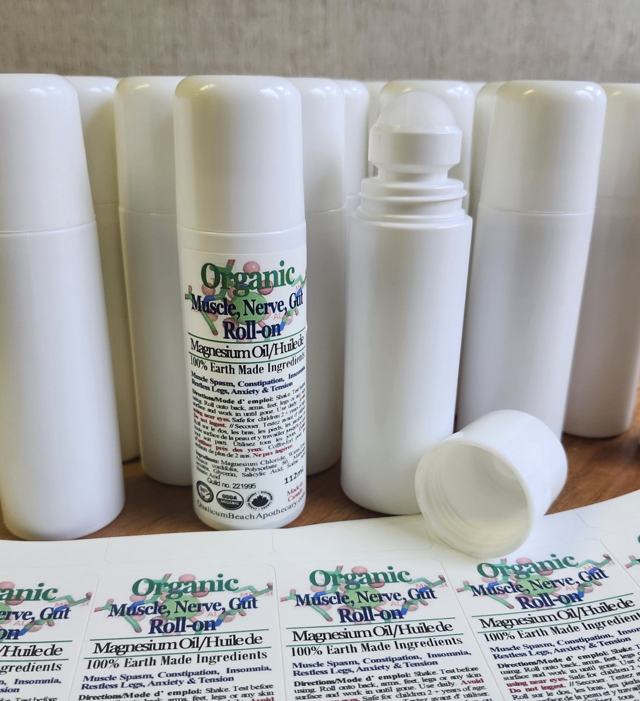 Organic Remedy: [FREE SHIPPING NOW ]Magnesium Roll-on 120ml (3 month supply)