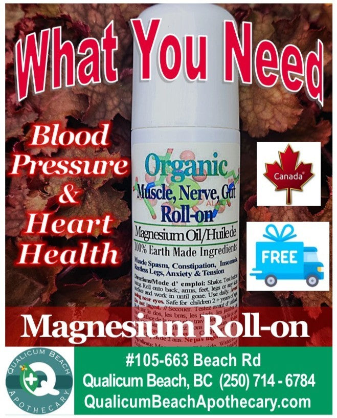 Organic Remedy: [FREE SHIPPING NOW ]Magnesium Roll-on 120ml (3 month supply)