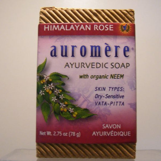 Soap: Auromere Rose Ayurveda  78g