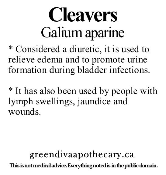 Organic Farmacopia: Cleavers