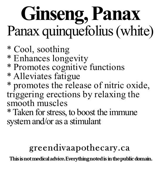 Organic Farmacopia: Ginseng-White Chinese (panax)
