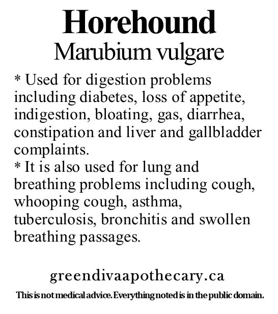 Organic Farmacopia: Horehound, white