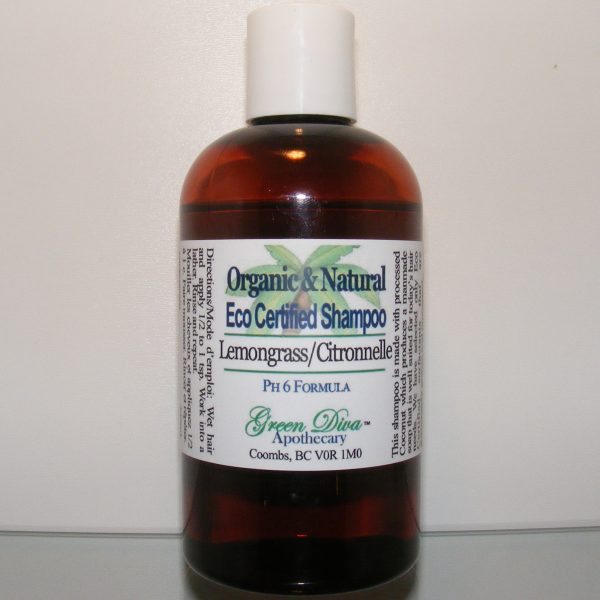 Shampoo-Lemongrass, Eco-Certified  240ml