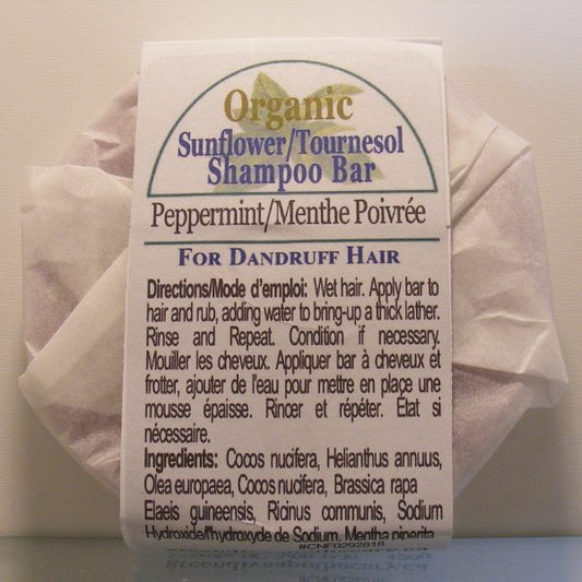 Shampoo Soap Bar-Peppermint Sunflower 120ml